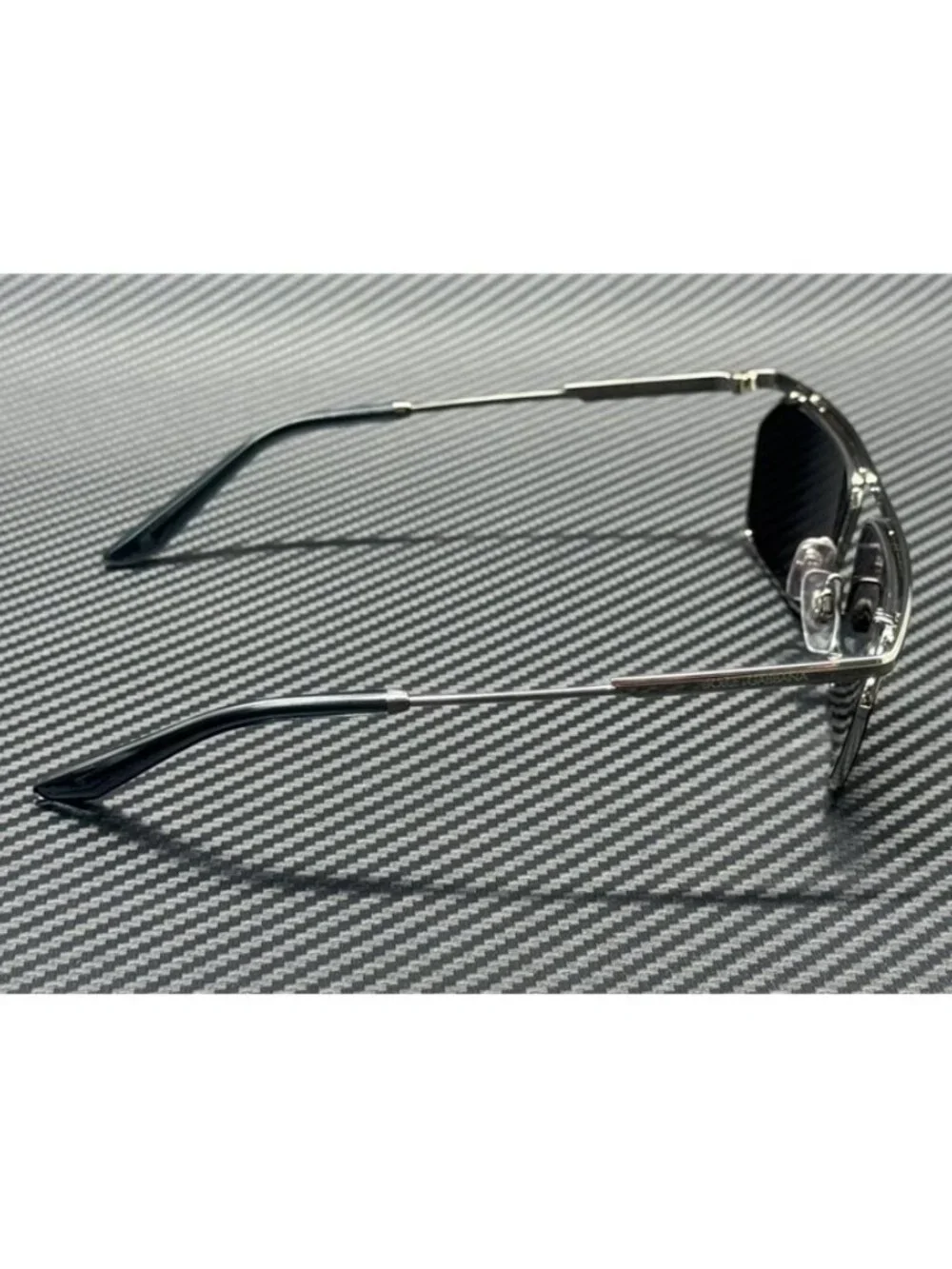 New Dolce & Gabbana Men Silver Matte Black Sunglasses 60-14-145